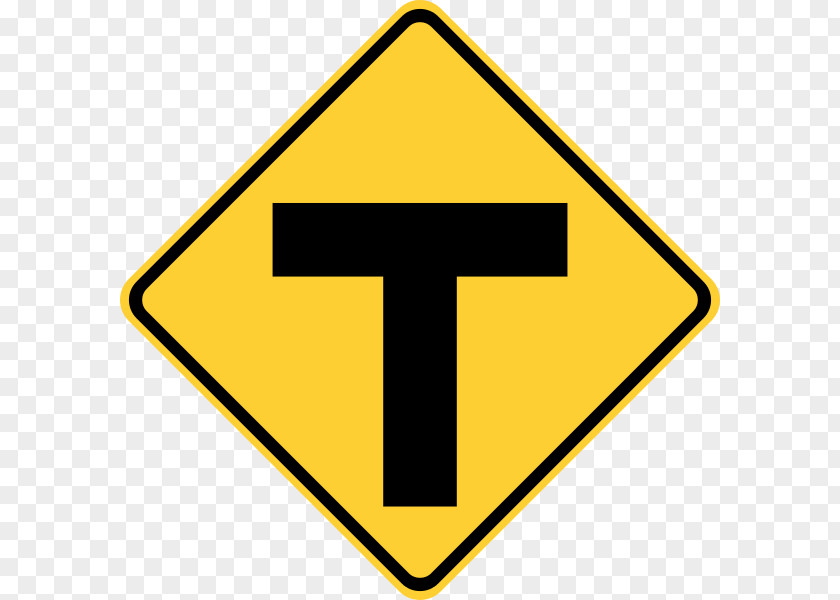 Road Traffic Sign Warning Intersection PNG