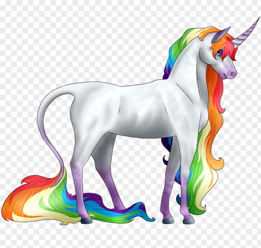 Colored Hair Pony T-shirt Horse Unicorn Rainbow Mane PNG