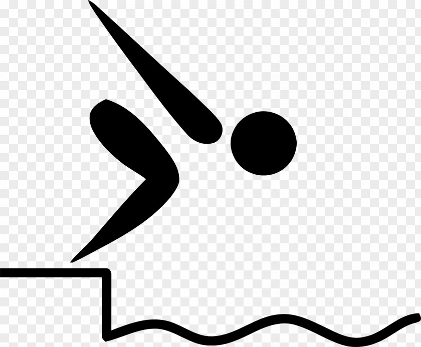 Diving Swimming At The Summer Olympics Pictogram Clip Art PNG