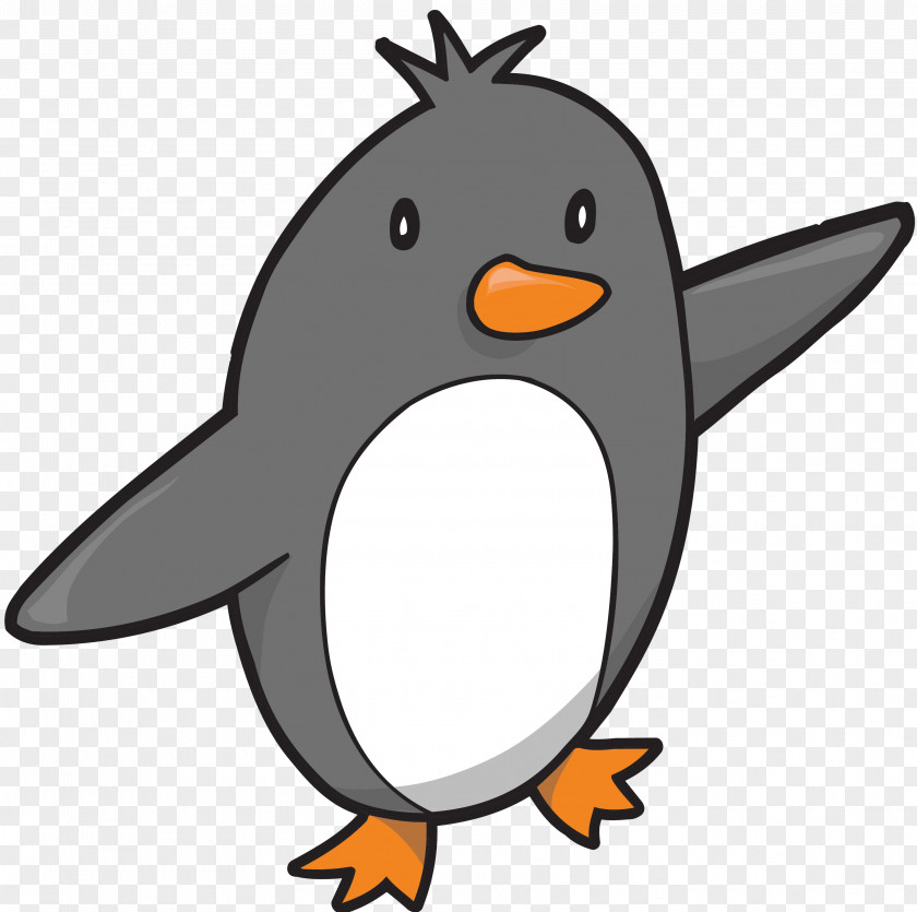 Penguin Christmas Cartoon Clip Art PNG