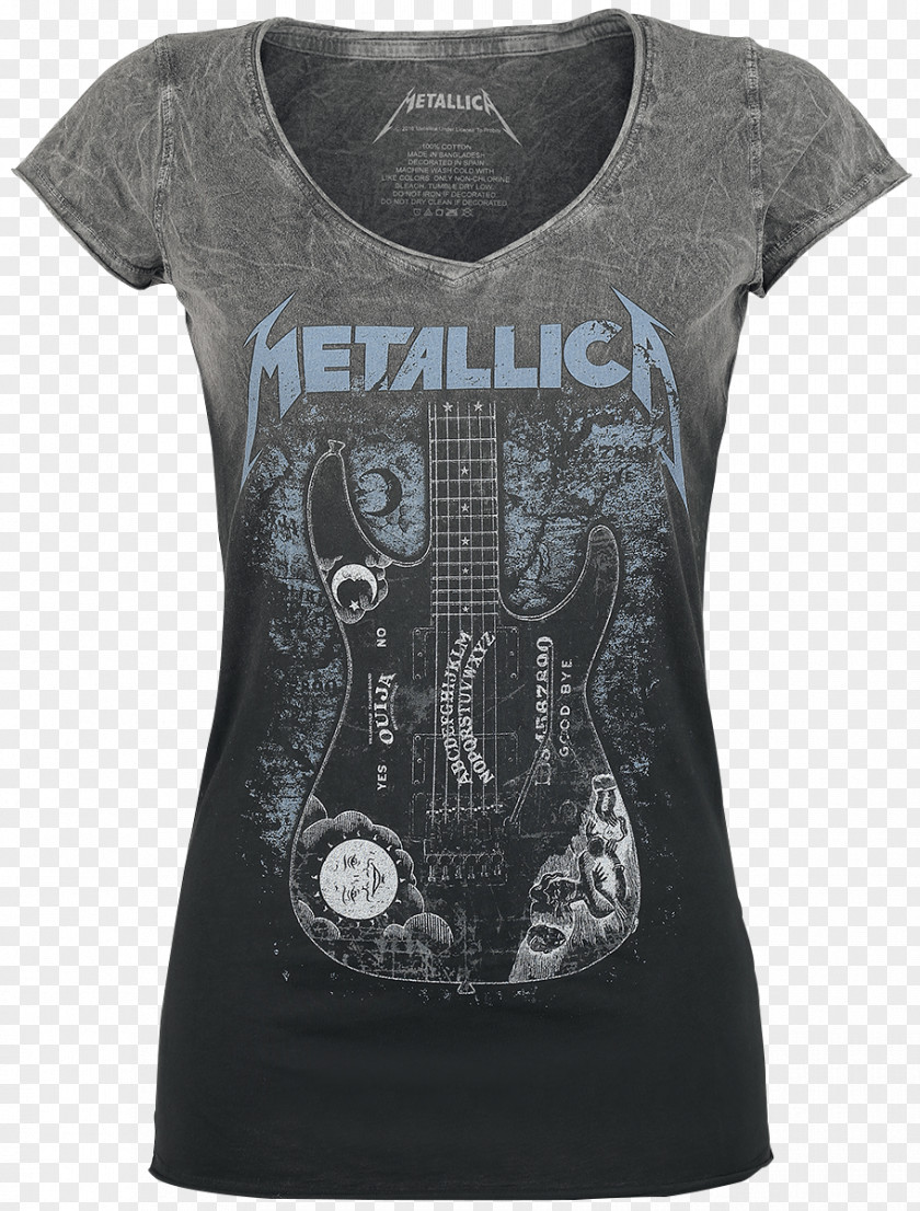 T-shirt Metallica Guitar Bändipaita PNG