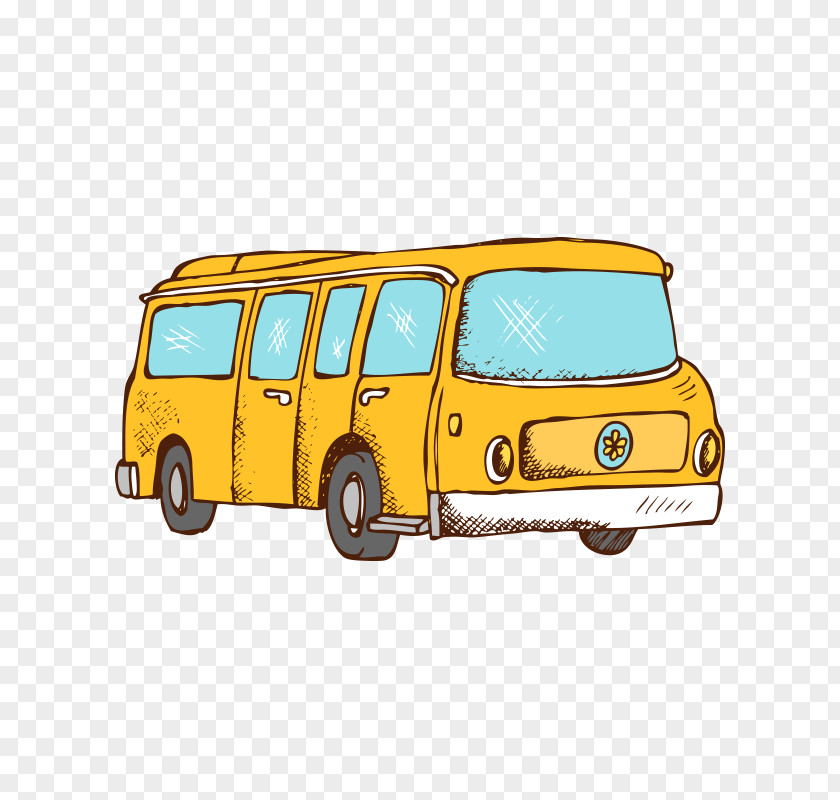 Car,Transportation Cartoon Bus Animation PNG