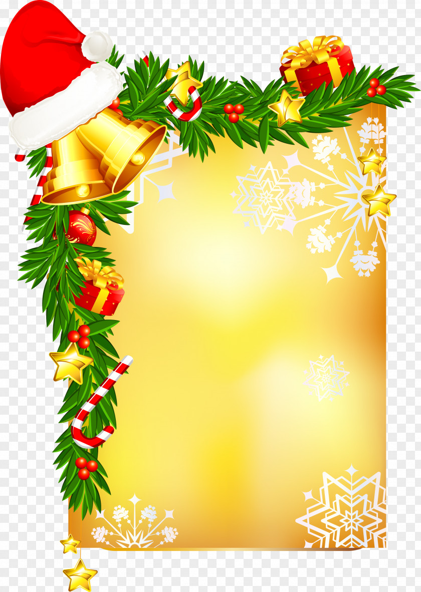 Christmas Border Library Ornament Floral Design Spruce Desktop Wallpaper PNG