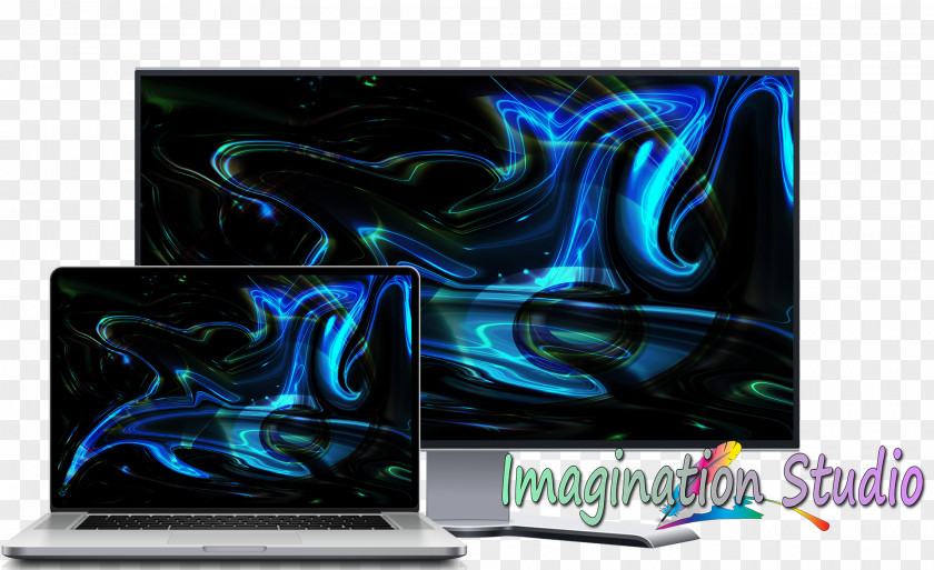 Computer Display Device Modern Art Desktop Wallpaper PNG