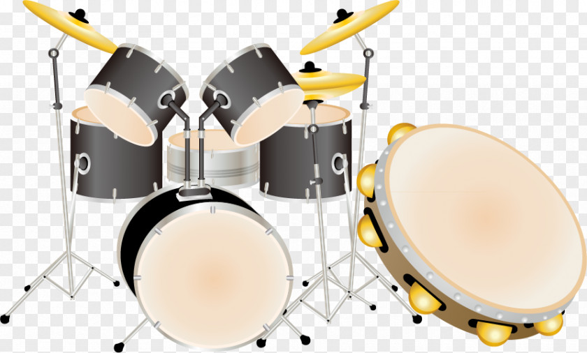 Drum Tambourine Vector Material Drums Clip Art PNG