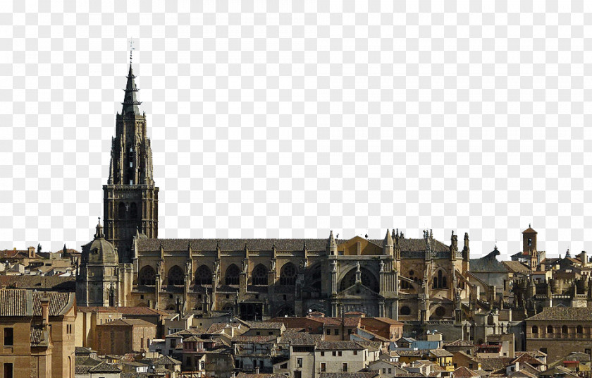 Famous Toledo Cathedral Church PNG