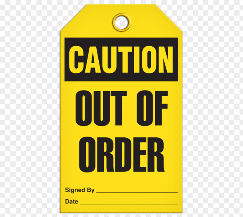 Out Of Order Wholesale Safety Labels Warning Sign Hazard Signage PNG