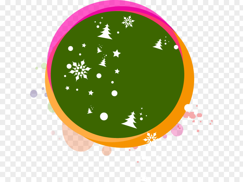 Border Christmas Ring PNG