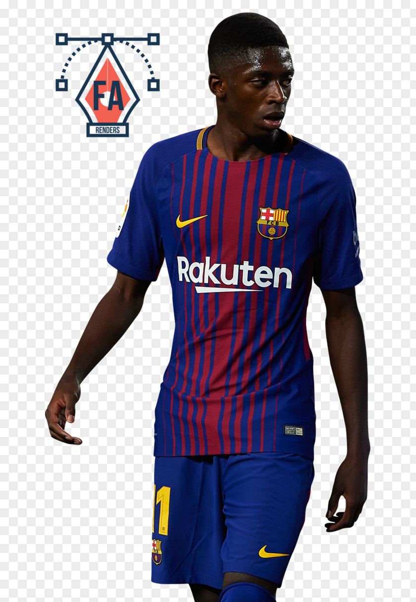 Dembele Ousmane Dembélé Jersey FC Barcelona France National Football Team PNG