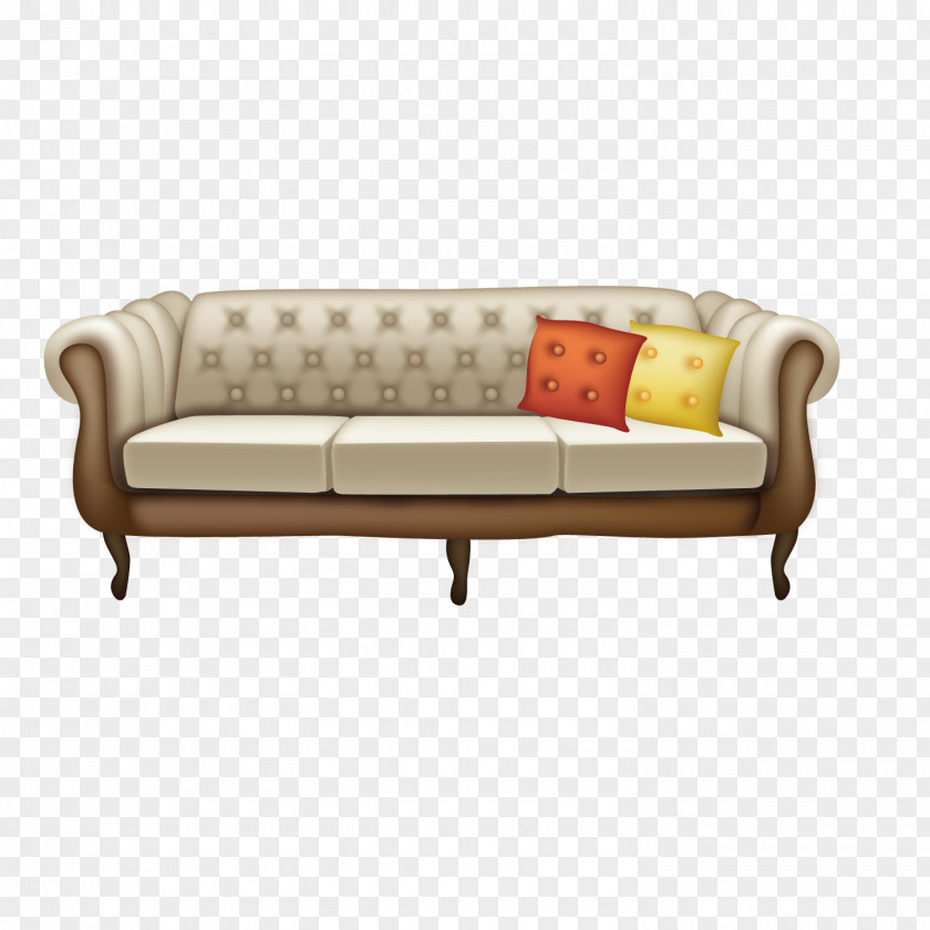European-style Sofa Table Couch Living Room Bed PNG
