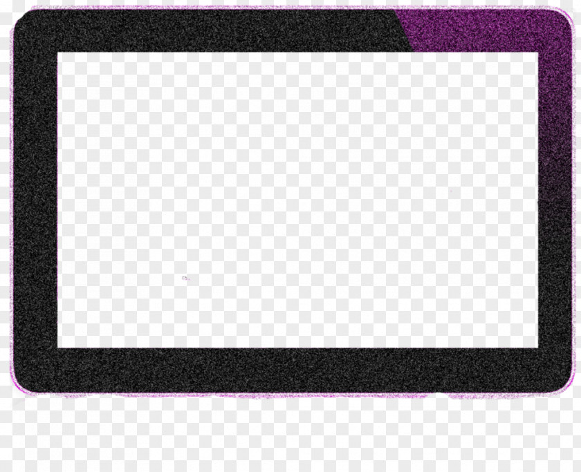 Image Transparent Tablet Laptop Computer Purple Picture Frames Display Device PNG