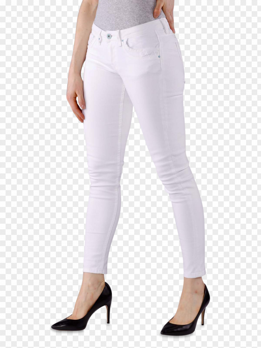 Jeans Denim Waist Leggings PNG