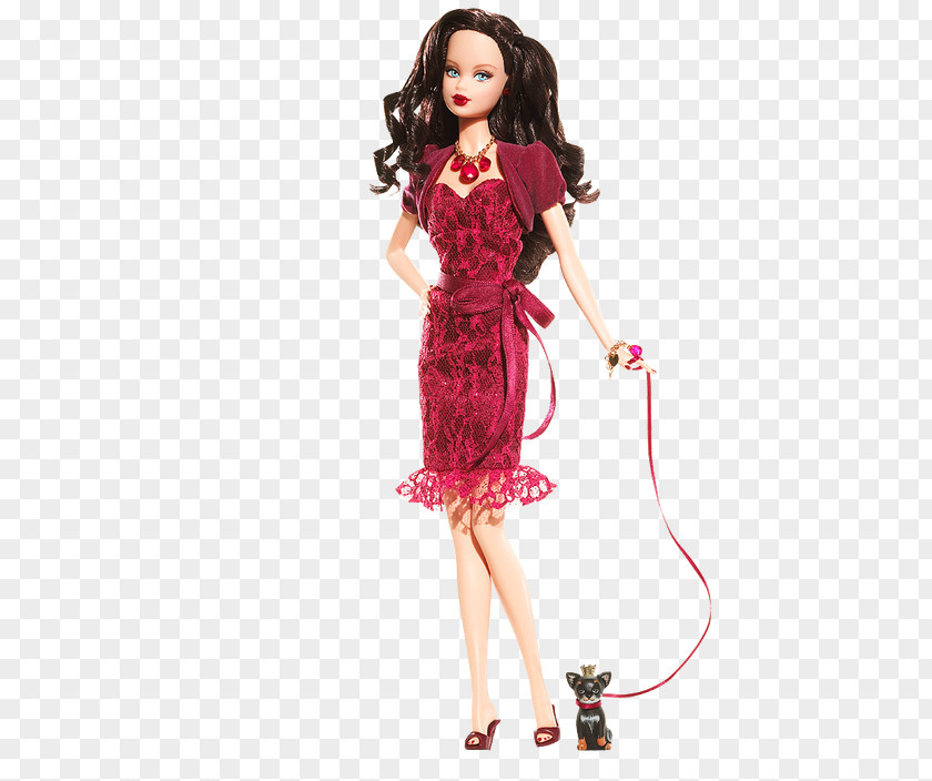 Alfred Hitchcock Barbie Glitz Doll Birthstone Toy PNG