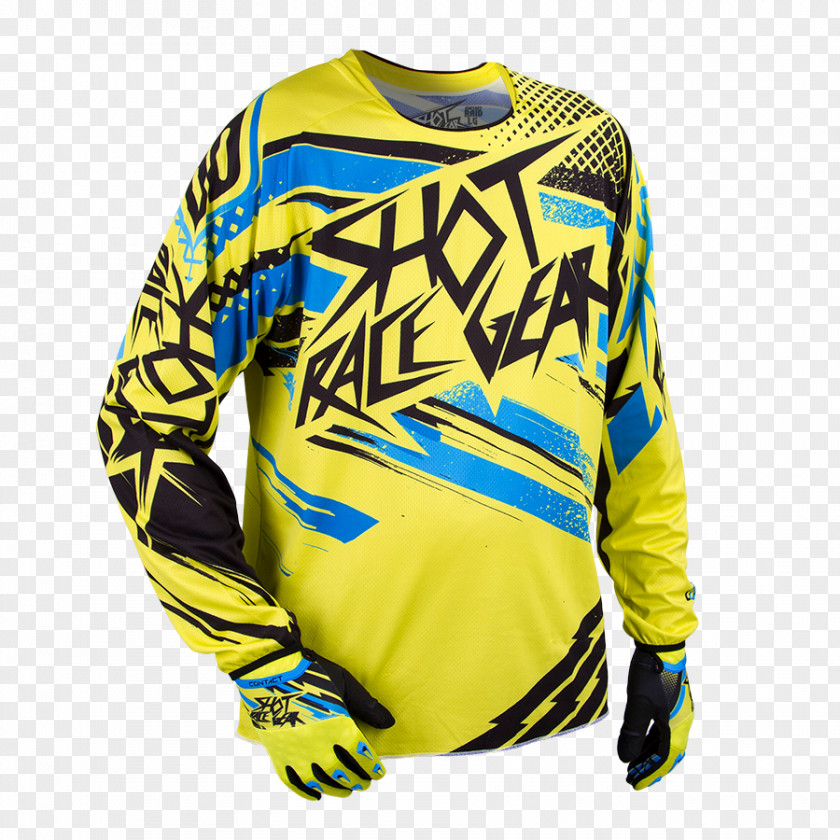 Neon Cross Motocross T-shirt Sports Uniform Sleeve PNG
