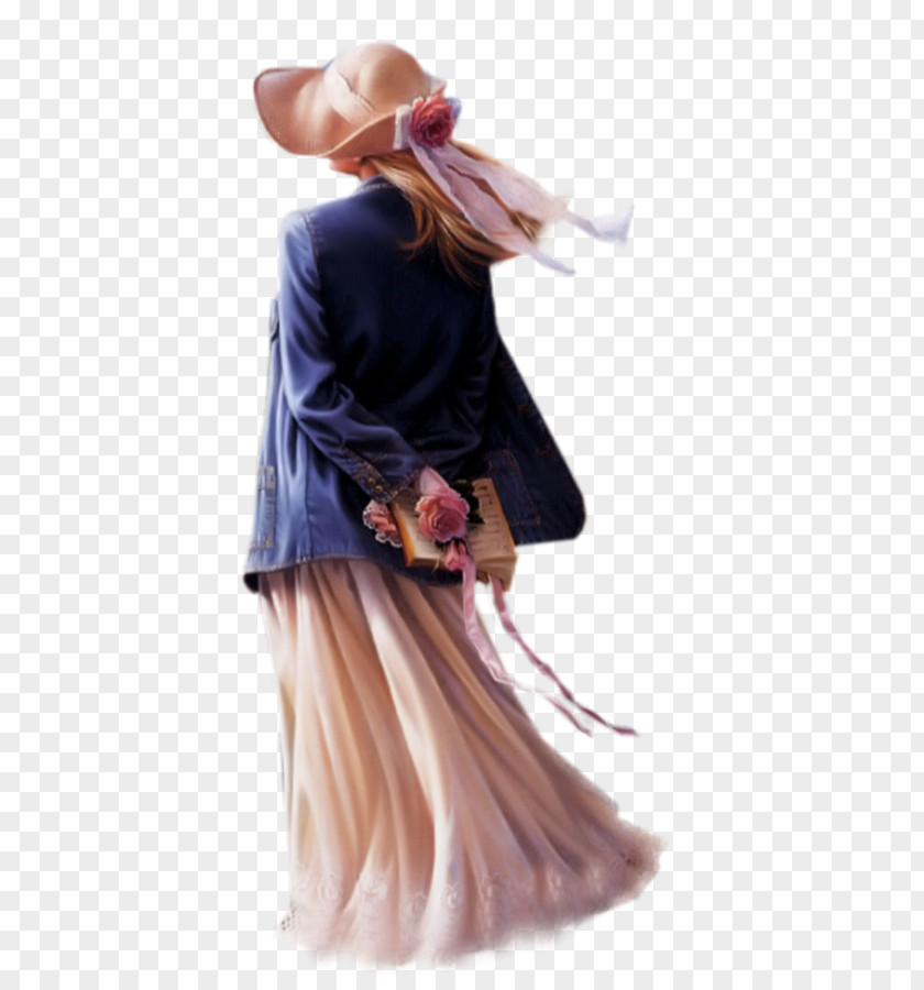 Woman With A Hat Female Image PNG