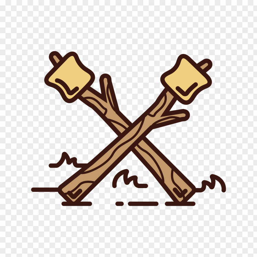 Barbecue S'more Marshmallow Campfire Clip Art PNG