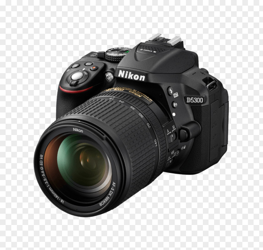 Camera Nikon D5300 Digital SLR Single-lens Reflex DX Format PNG