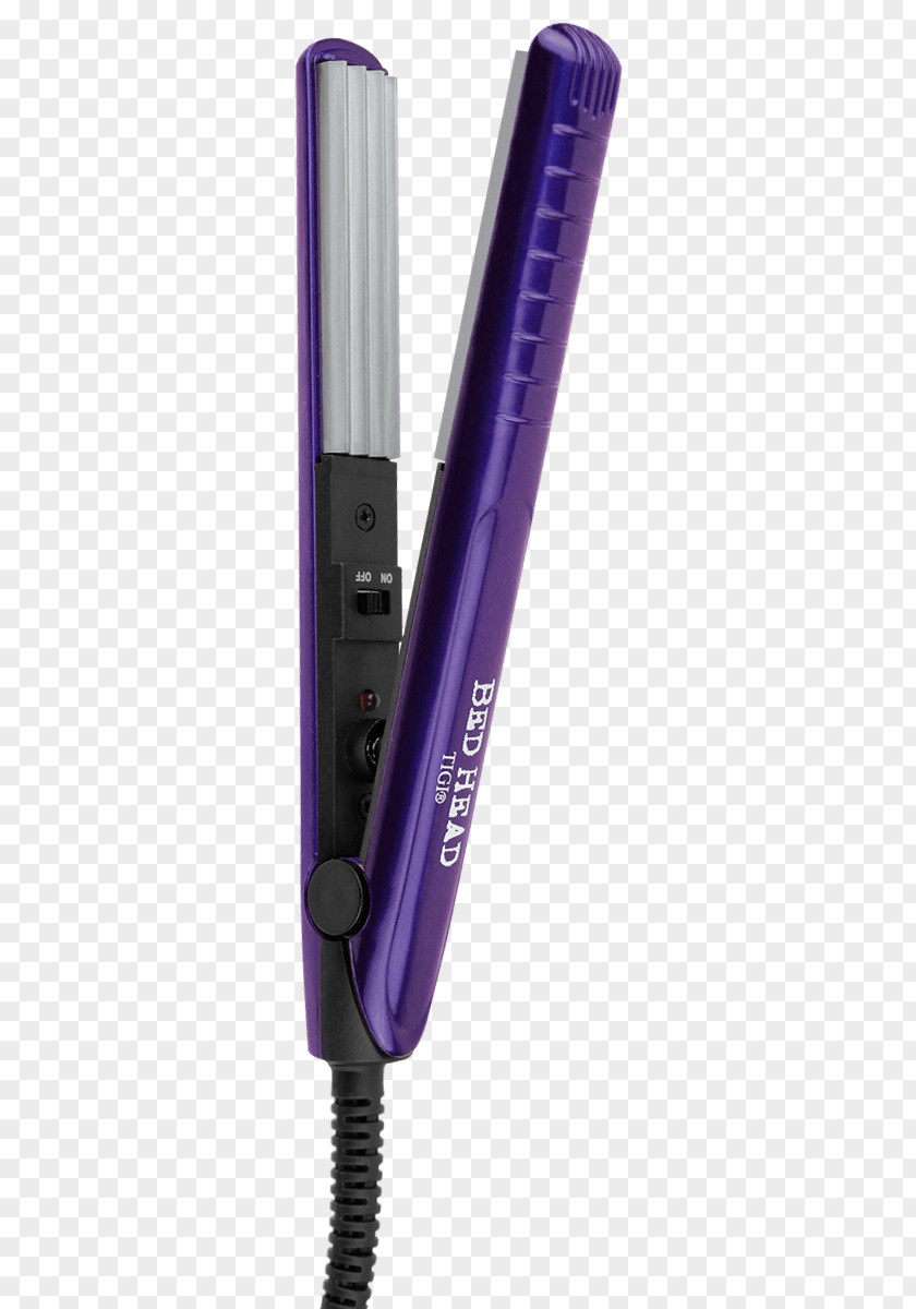 Hair Iron Crimping Bed Head Purple PNG
