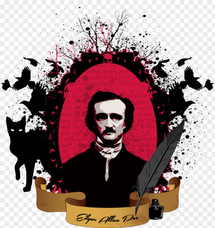 Cover The Biography Edgar Allan Poe Museum Raven Tell-Tale Heart Clip Art PNG