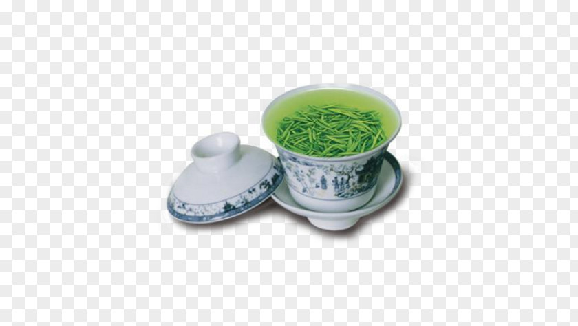 Creative Cup Green Tea Longjing Biluochun Chawan PNG
