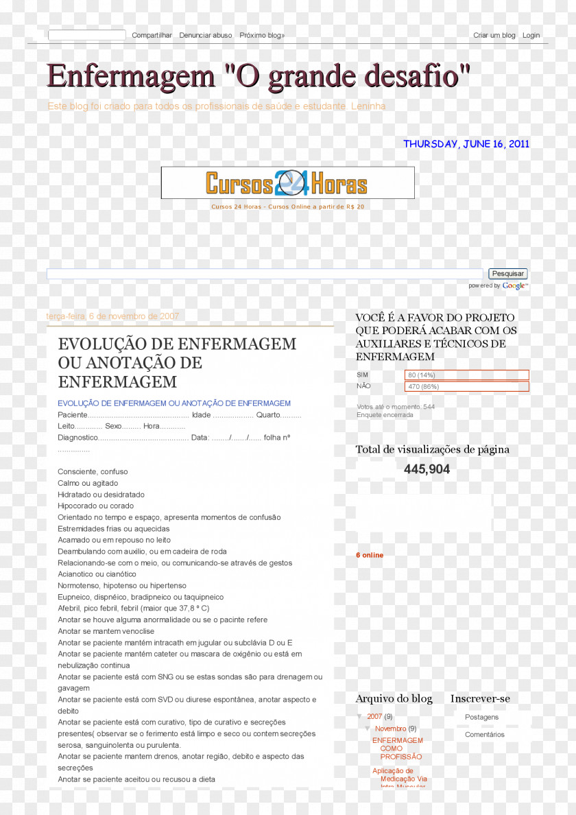 Enfermagem Web Page Line Font Brand World Wide PNG