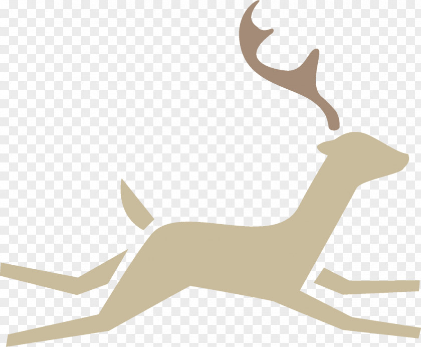 Fawn Gazelle Reindeer Christmas PNG