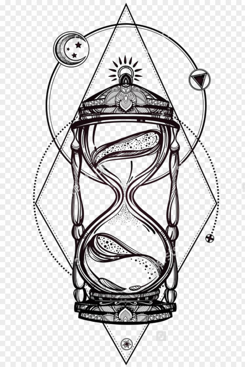 Hand-painted Hourglass PNG hourglass clipart PNG
