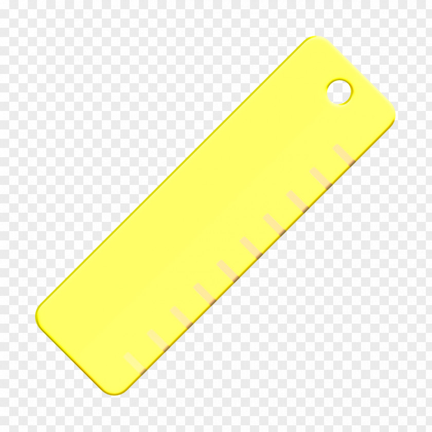 School Elements Icon Ruler PNG