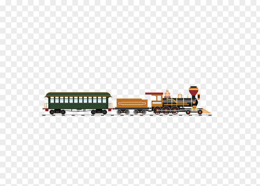 Train,Pull Goods Train Rail Transport Steam Locomotive PNG
