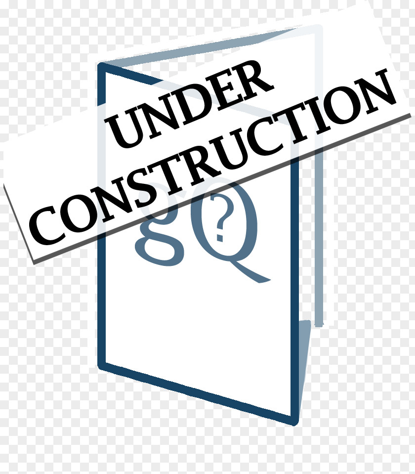 Under Construction Paper Logo Brand Font PNG