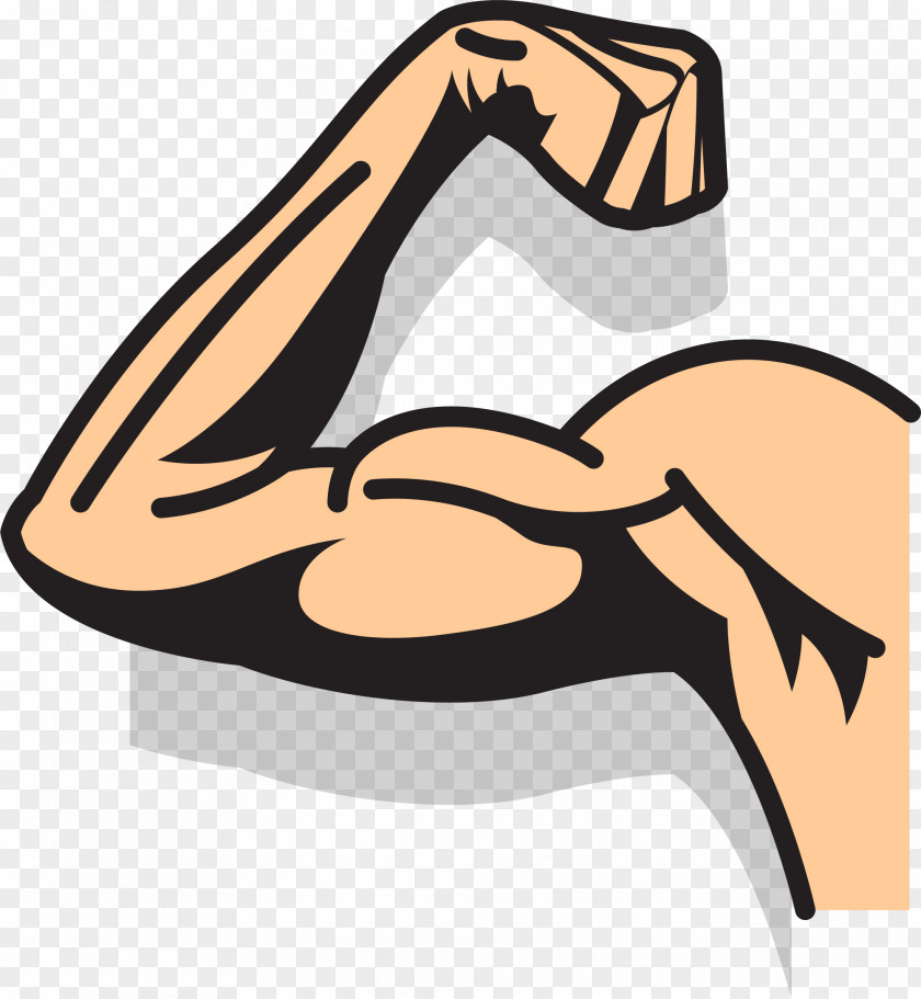 A Strong Arm Drawing Logo Illustration PNG