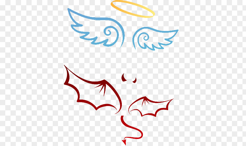 Angel Devil Sign Material Michael Illustration PNG