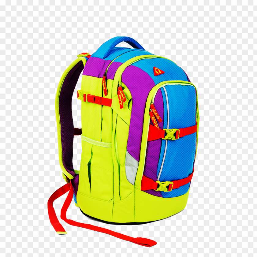 Fashion Accessory Magenta Backpack Bag Yellow Turquoise Luggage And Bags PNG