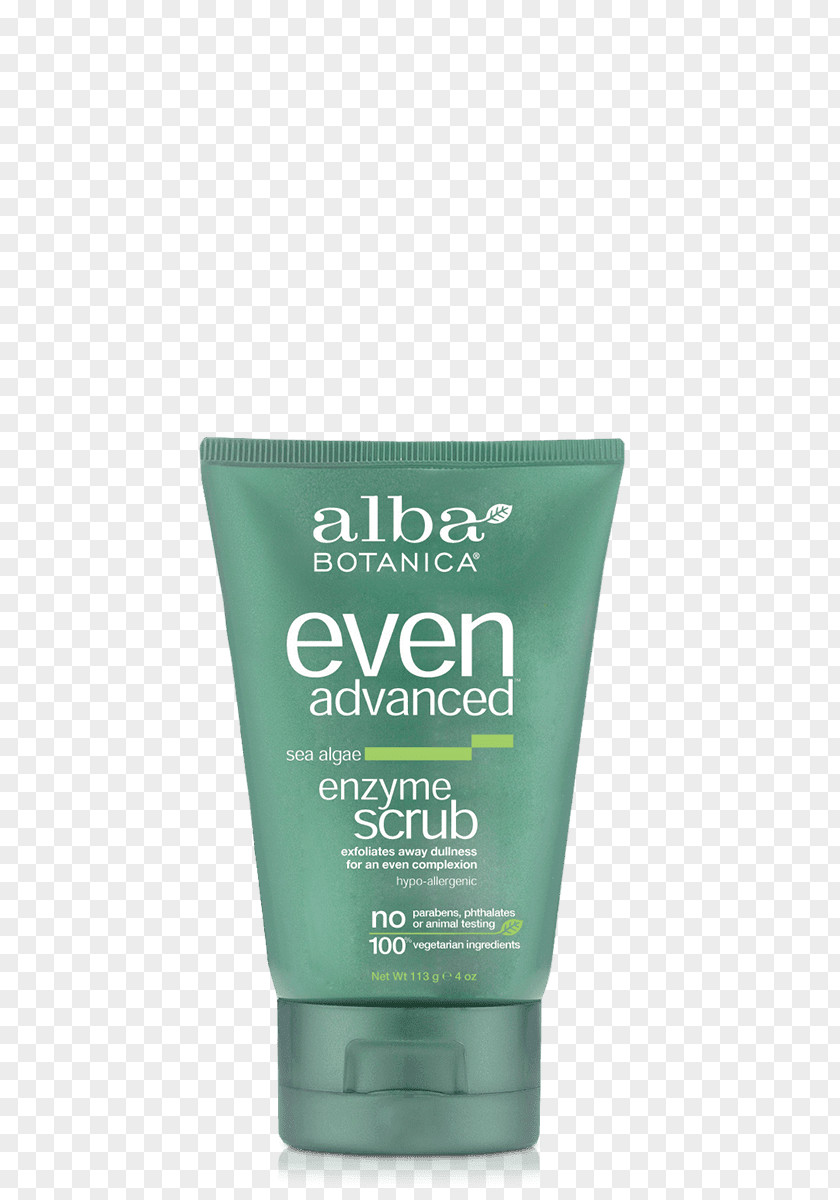 Miracle Morning Alba Botanica Advanced Deep Sea Facial Mask Even Algae Enzyme Scrub Skin Care PNG