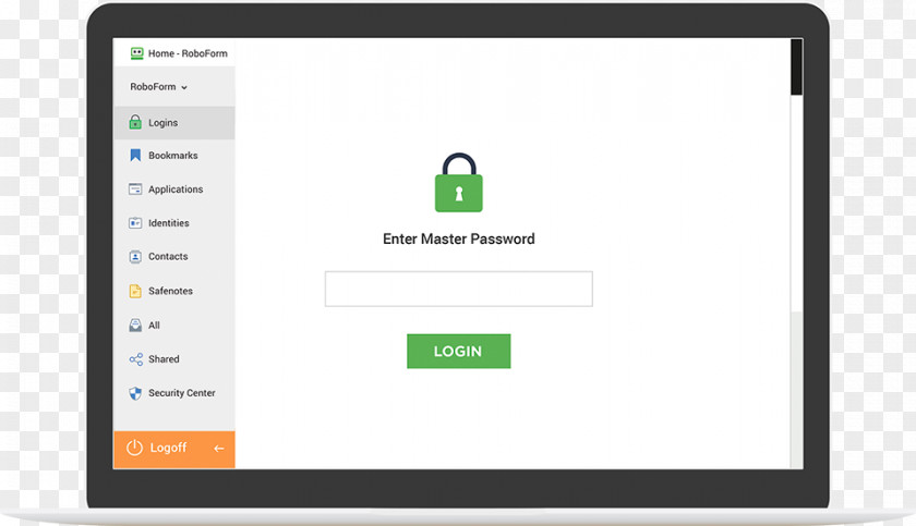 Roboform Computer Program Master Password User Acceso PNG
