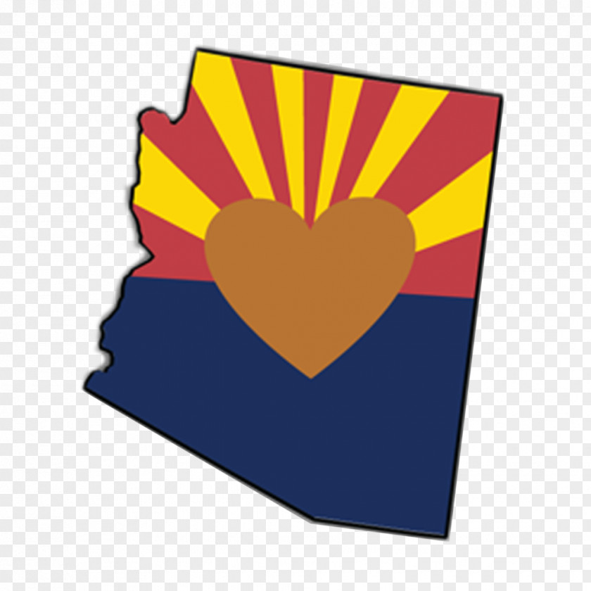 State Clipart EcoVerde Flag Of Arizona Sticker Heart Clip Art PNG
