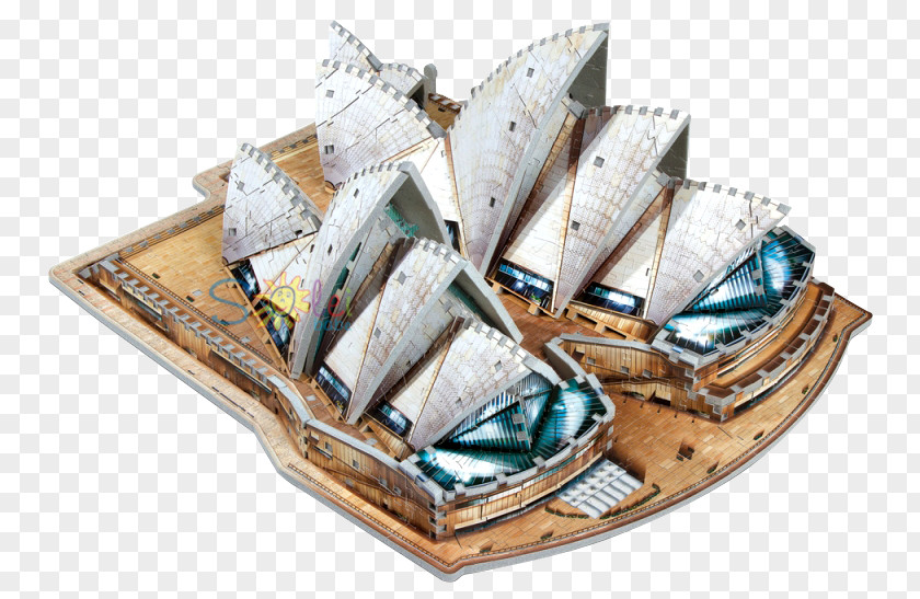 Sydney Opera House Drawing Puzz 3D Jigsaw Puzzles 3D-Puzzle PNG