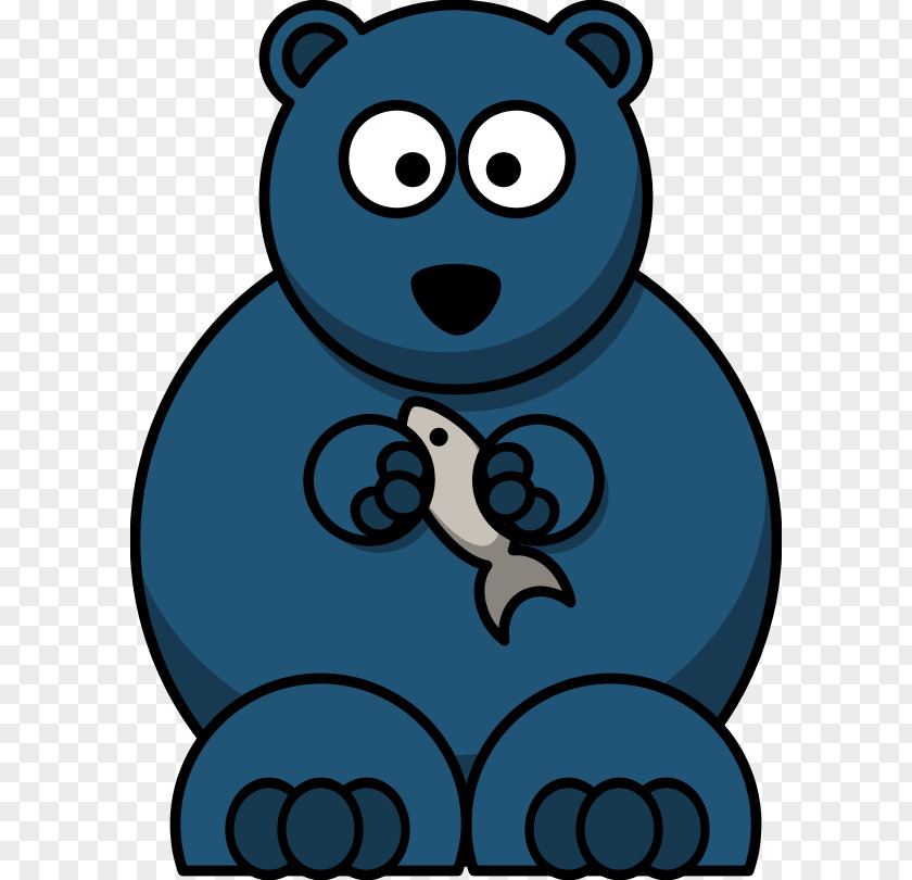 Black Bear Cartoon Grizzly Drawing Clip Art PNG
