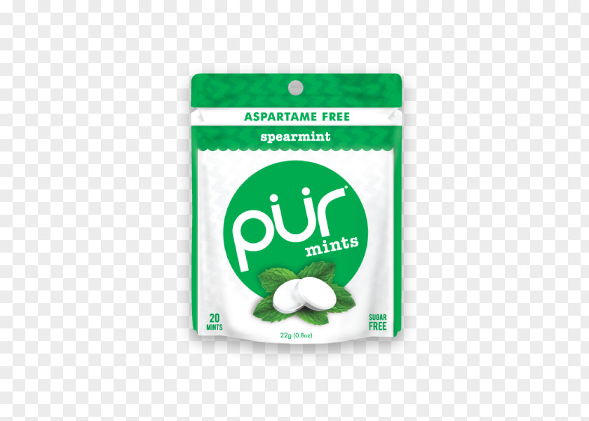 Chewing Gum Spearmint PÜR Xylitol PNG