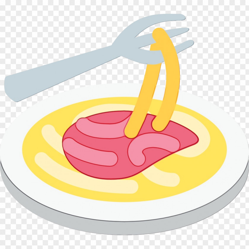 Cuisine Dish Yellow Background PNG