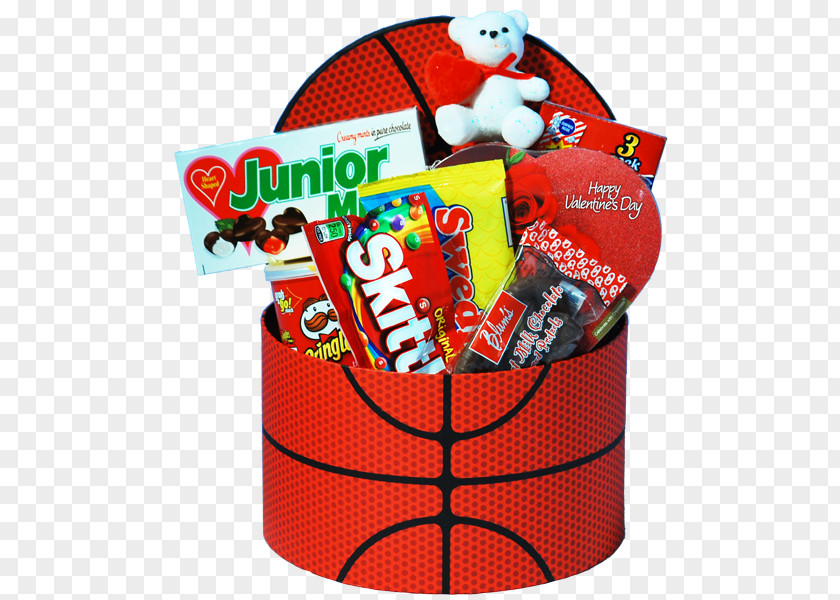 Gift Hamper Food Baskets Basketball Valentine's Day PNG