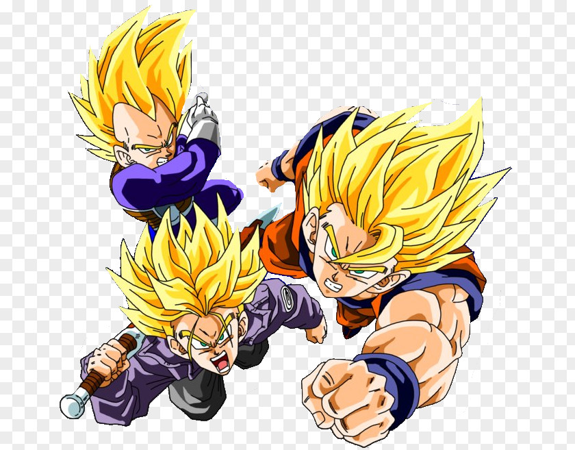 Goku Trunks Vegeta Gohan Goten PNG