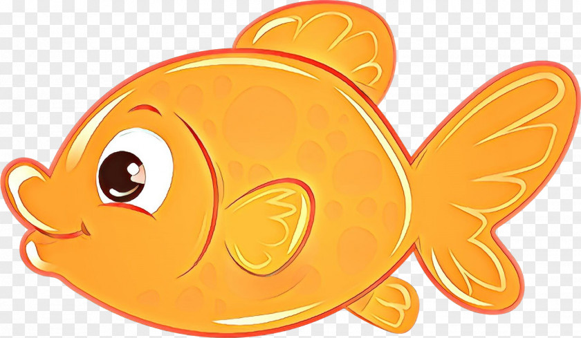 Goldfish Fish Orange PNG