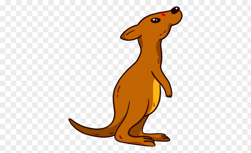 Macropodidae Kangaroo Cartoon Animal Figure PNG