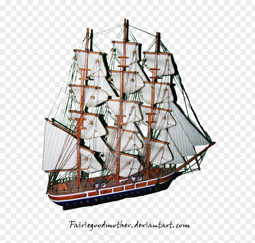 Pirate Ship Tall Boat Brigantine Watercraft PNG
