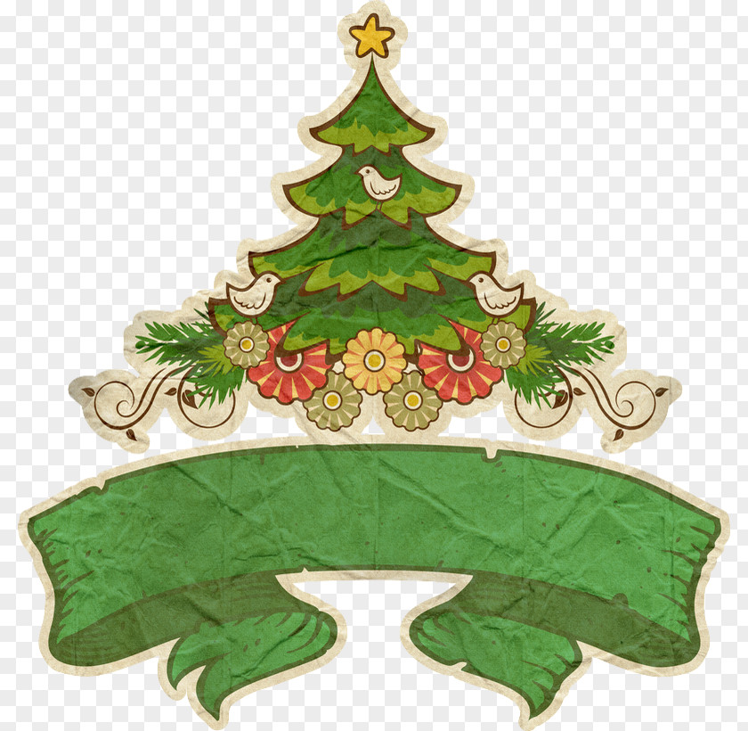 Xmas Label Christmas Tree Ornament Fir PNG