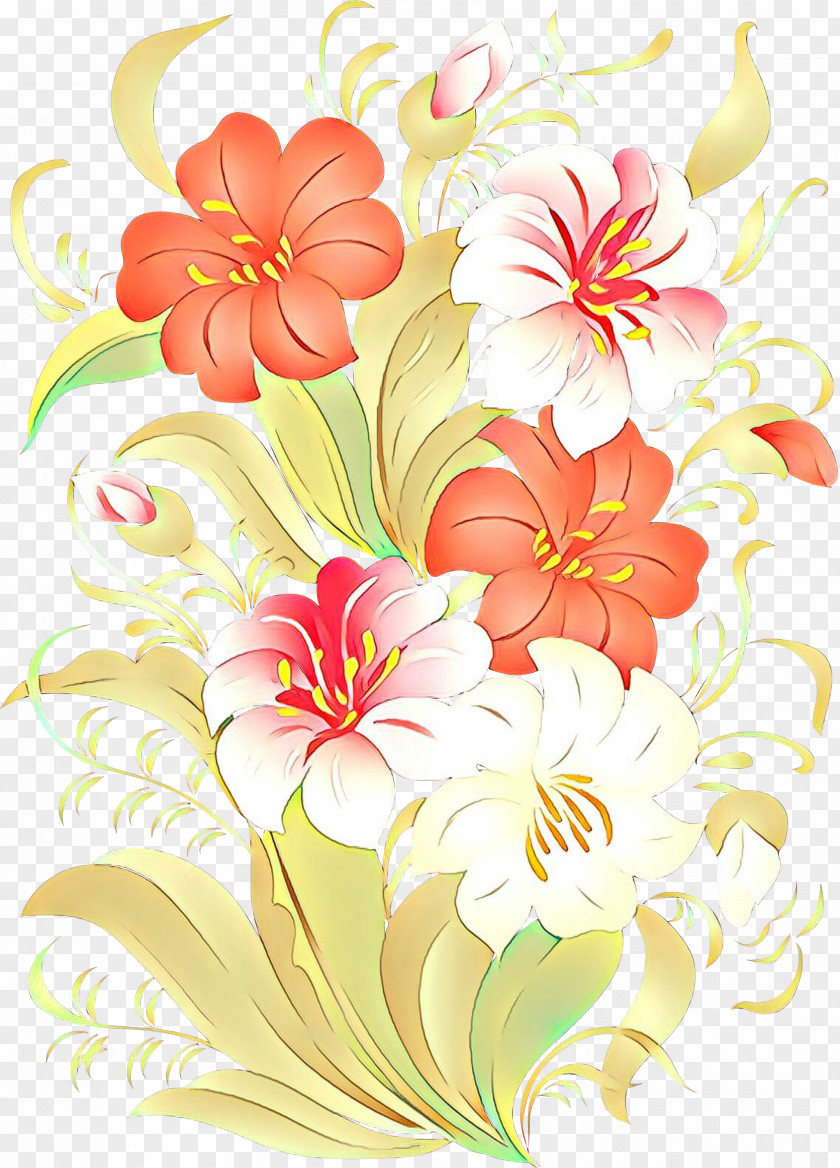 Frangipani Wildflower Watercolor Flower Background PNG