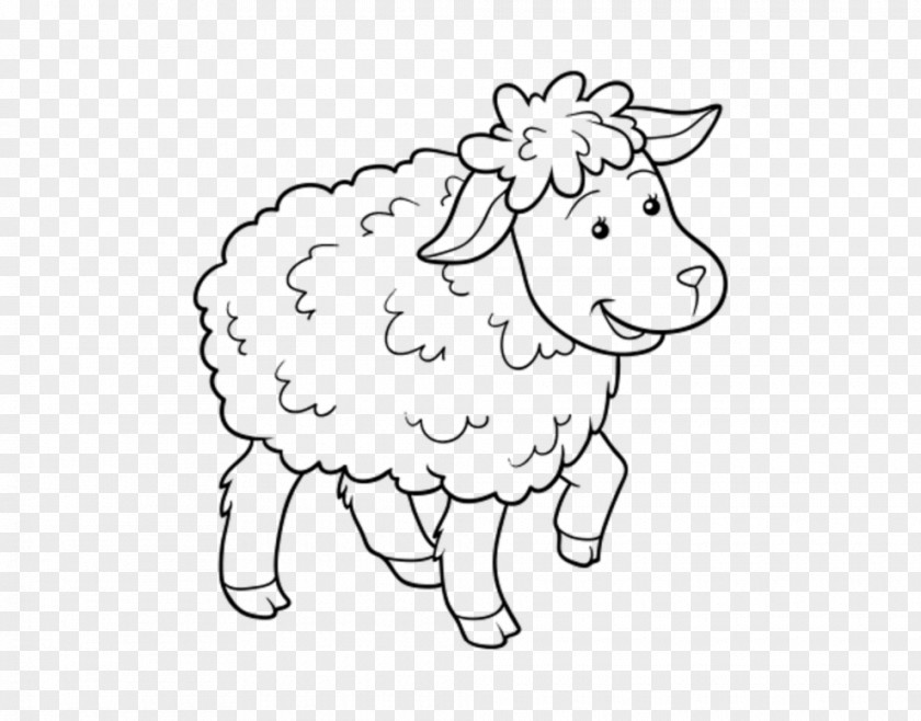 Sheep Coloring Book Drawing Goat PNG