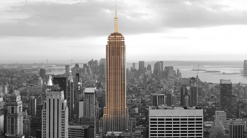 Skyscraper Empire State Building Architectural Engineering Wood Architecture PNG