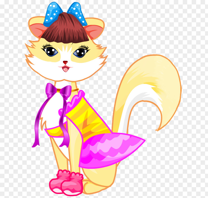 Cutesy Outline Cat Illustration Clip Art Headgear Design M PNG